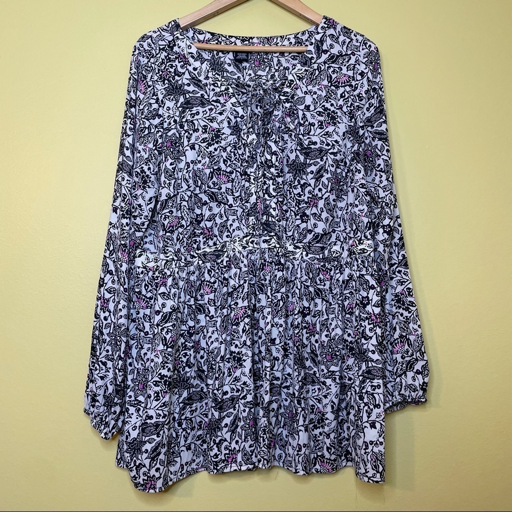 Torrid Floral Tunic Blouse